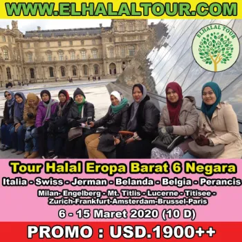 Tour Halal Eropa Barat Tour Muslim Eropa Italia  Swiss  Jerman  Belanda  Belgia  Perancis 615 Maret 2020 10 D
